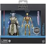Star Wars The Black Series Dagan Gera & BX Droid (Hybrid), Star Wars Jedi: Survivor Gaming Greats Collectible 6 Inch Action Figure 2-Pack (Amazon Exclusive)