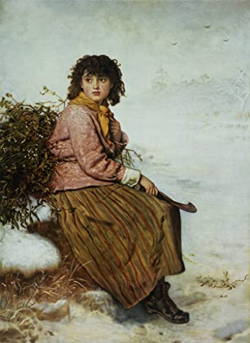 Tableau le cueilleur de gui Millais 60x90cm pour habiller un grand mur vide