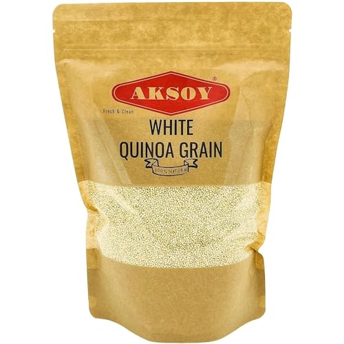Image of Aksoy White Quinoa 2.5KG | Whole Grain Quinoa - Ready to Cook Food for Oats and Seeds Recipes - Nutritious Meal with Essential Vitamins, Protein, and Fiber, Perfect for Salads