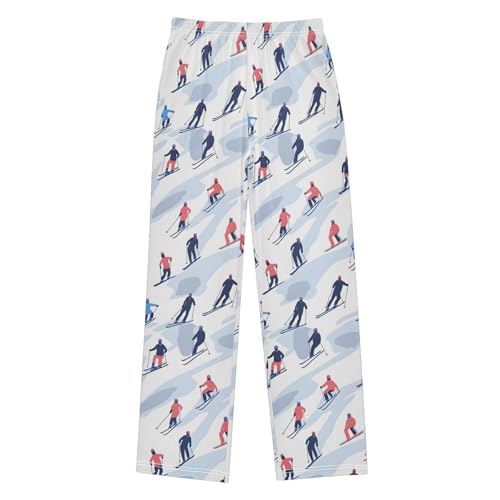 Pajama Pants Sports Skiers Winter Long Sleep Pants Lounge Bottoms