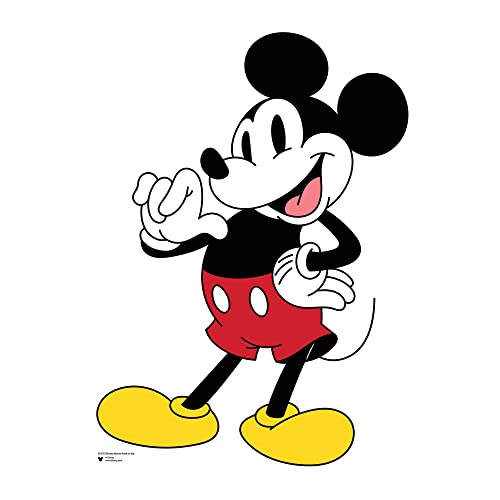 SC4153 Silhouette en Carton Motif Mickey Mouse Grand Sourire