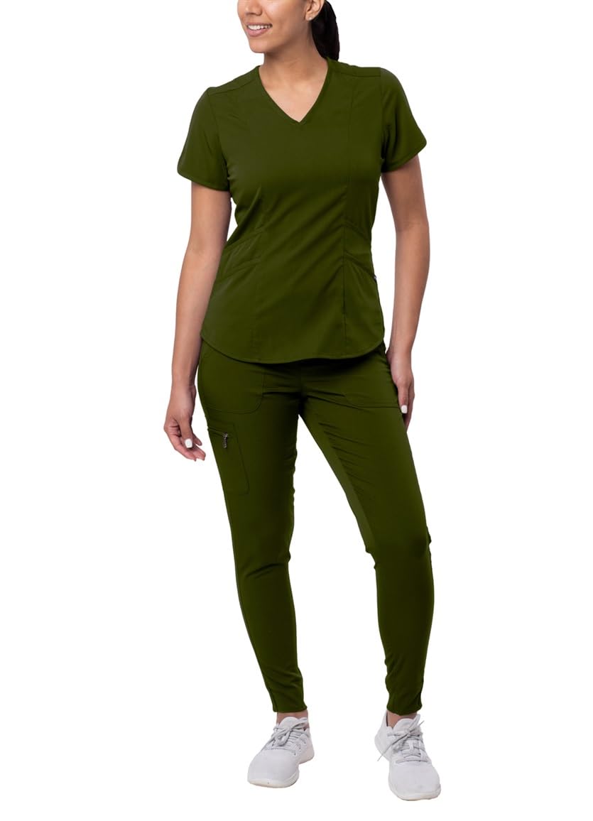 Adar Pro Erica Moderna Atletica Impostata Per Donna - Moderna V-Collo Top & Yoga Pareggiatrice