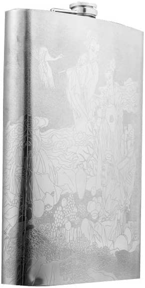 Flasque en acier inoxydable haut de gamme style chinois pour spiritueux