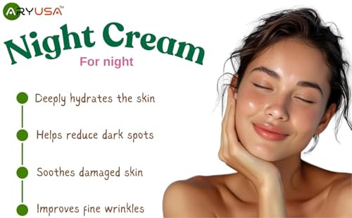 Image of Age Miracle Night Cream with Glory-DS Herbal Syrup, Anti-Aging, Skin Tightening, Licorice, Avocado, Almond and Olive Extracts, Cream, 300ml + 50g (Pack of 1)