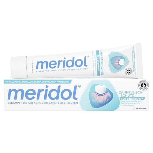 meridol Pasta de dientes 75 ml – pasta de dientes combate la inflamación de las encías, efecto antibacteriano