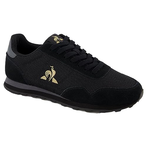 Le Coq Sportif Astra Black/Old Brass, Zapatillas Unisex Adulto, 42 EU
