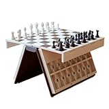 Conception compacte : l'ensemble pour adultes présente une taille portable qui garantit un transport facile, ce qui le rend parfait pour les aventures en plein air et les pauses au bureau tout en offrant une stabilité des pièces magnétiques pour améliorer la concentration du jeu pendant les voyages ou les périodes de loisirs dans divers contextes