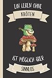Ein Leben Ohne Kröten Ist Möglich Aber Sinnlos: Nette lustige Abdeckung für Kröten | Tiere Notizbuch | Lustiges Notizbuch-Geschenk für Kröten | 110 Seiten, 6x9 Zoll - Med Bahadda 18 