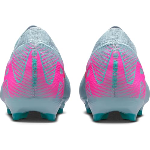 Nike Jr. Mercurial Vapor 16 Pro Little/Big Kids' FG Low-Top Soccer Cleats (HF5448-301, Ocean Cube/Pink Blast)3