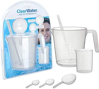 Clearwater CH0032 Measuring Set for Swimming Pool and Hot Tub Chemical Treatment, Transparent, 19.5 cm*13.0 cm*18.0 cm