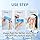 30 Pack Instant Cooling Ice Packs for Outdoor Activities Summer Heat Relief - Large Disposable Cooling Patches for Neck Body, Camping Hiking Sports, Instant Temperature Drop - 4