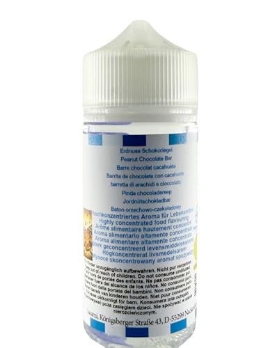 Barre chocolat cacahuète arôme concentré premium 100 ml Sasami