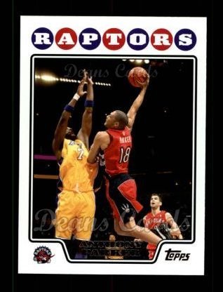 2008 Topps #155 Anthony Parker Toronto Raptors (Basketball Card) NM/MT Raptors Arizona St