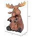 Slifka Sales Company Mama Moose with Baby 5.25 Inch Resin Decorative Tabletop Figurine