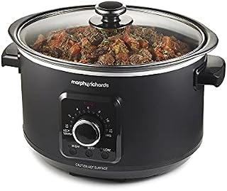 Morphy Richards 460021 3.5 Litre Easy Time Slow Cooker, Black