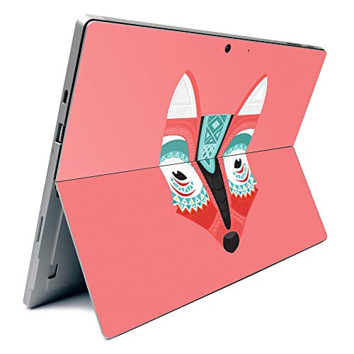 Image of MightySkins Carbon Fiber Skin for Microsoft Surface Pro 7 - Aztec Fox | Textured Carbon Fiber Finish | Easy to Apply, Remove, and Change Styles | Made in The USA (CF-MISURPR7-Aztec Fox)