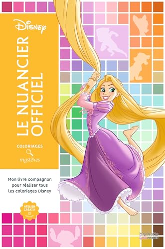 Coloriages mystères - Livre compagnon - Nuancier des personnages Disney