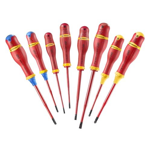 FACOM ATB.J8TVE - Set of 8 PROTWIST® Slim Borneo® 1000V Insulated Screwdrivers for Mixed Impressions