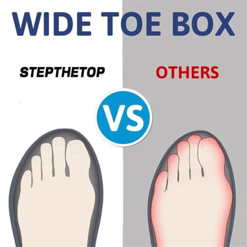 Stepthetop Motorcycle Boots, Sawbehind Mens Boots, Hand-Stitched Genuine Leather Boots-Wide Toe, Waterproof/Anti-Slip/Anti-Sprain Suitable for Work, Driving, Hiking4