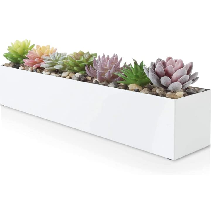 See full amazon price history chart for GEN Happiness Plant Store Metal Iron Flower16 Metal Modern Rectangle Planter Box Standard Size, White, 1 Piece GEN Happiness Plant Store Metal Iron Flower16 Metal Modern Rectangle Planter Box Standard Size, White, 1 Piece (B0B8TBYCNY) Amazon Price History, Amazon Price Tracker