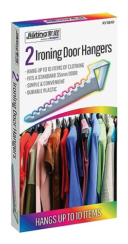 Image of Rysons Over Door Ironing Hooks 2 pc | Holds Up to 10 Hangers