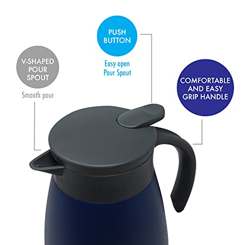 Mira Stainless Steel Thermal Coffee Carafe Server thumb #2