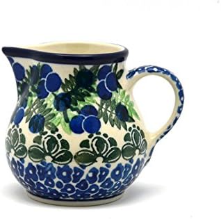 Polish Pottery Creamer - 4 oz. - Huckleberry