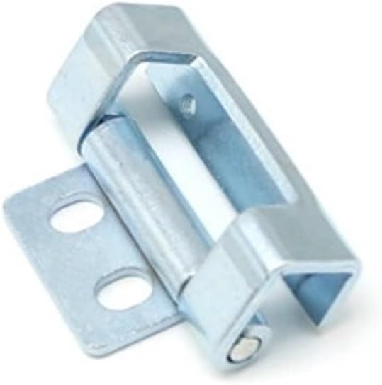 XJJ-043 Distribution Box Door Hinge Switch Cabinet Hinge Electrical Cabinet of Industrial Equipment Built-in Hinges 1Pcs(Stainless Steel)
