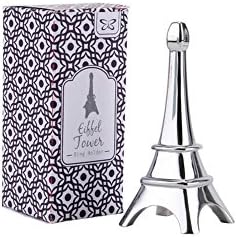 Eiffel Tower Silver Finish Ring Holder, Jewellery Organiser and Stand from CGB Giftware in Gift Box | HD320