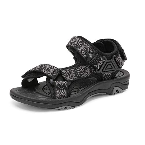 DREAM PAIRS Big Kid 170892-K Black Outdoor Summer Sandals Size 5 M US