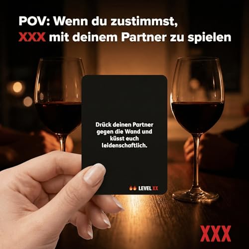 TIPSI XXX - Das Erotische Spiel für Paare ab 18 | Wahrheit oder Pflicht Sex Kartenspiel | Sexspiele zu Zweit | Pärchen Geschenke für Valentinstag & Jahrestag | 120 Spicy Karten für Heiße Nächte