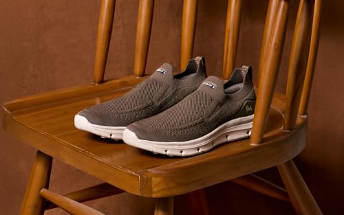 Image of Neeman's Breathe Ease Casual Slip Ons for Men | Cushioned, Lightweight EVA Sole & Airy Mesh Upper
