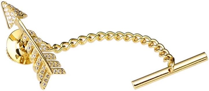 European and American Men's Tie Pin Shirt Creative Arrow Small Buckle Pin Tie Clip Brooch