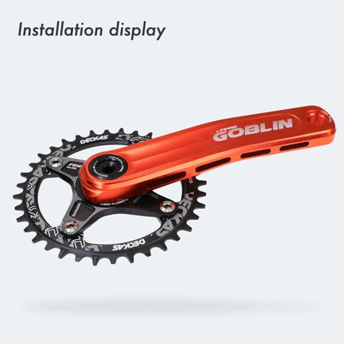 DJC Bike GXP Chainring Adapter Spider to 104BCD Converter for Sram GXP Crankset X9 X0 GX NX X1 X01 XX1 Eagle MTB (GXP to 104 Black)