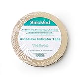Sinicmed Autoclave Indicator Tapes for Steam Sterilization (1/2'' x60yards) with Plastic Core Dental...