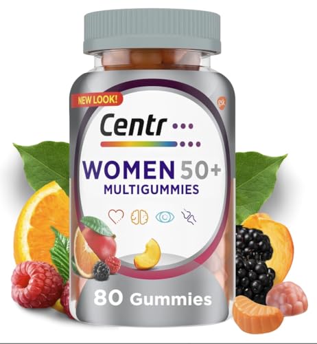 Multigummies Supplements Gummy Vitamins for Women Silver 50 Plus Multivitamin with Vitamin D B6 & B12 Vitamins and Supplements Gummies Fruit Flavor 80 Count Gummies (Women 50+ 80ct) (80)