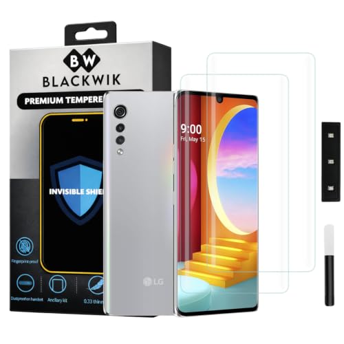 Image of Blackwik UV Curved Tempered Glass for LG Velvet | 2-Pack