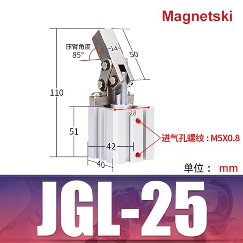 Cylindre à levier ALC JGL-25 résout les glissements de serrage