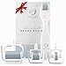 Produktbild Jolizz Dermaroller - Microderma Schleifwerkzeug mit VIER Titan austauschbaren Mikronadelköpfen von 0,25 mm :1 Kleine Derma Roller mit 240 Nadeln, 2 Medium mit 600 Nadeln und 1 Large mit 1200 Nadeln