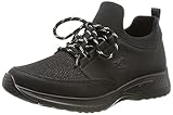 Rieker N8763, Zapatillas Mujer, Negro 00, 39 EU