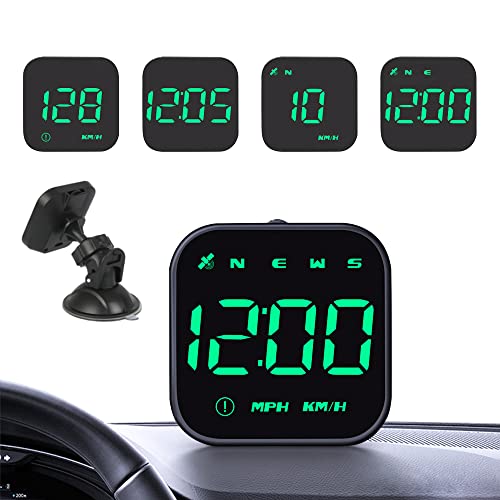 HUD Auto Head Up Display Geloo - Tachimetro Digitale GPS Con Allarme Velocità - Per Tutte Le Auto - Foto 13
