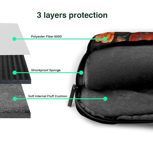 Laptop Bag para mujeres y hombres con correa y asa miniatura 3
