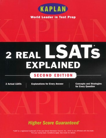 Kaplan 2 Real LSATs Explained, Second Edition: Kaplan: 9780743202718 ...