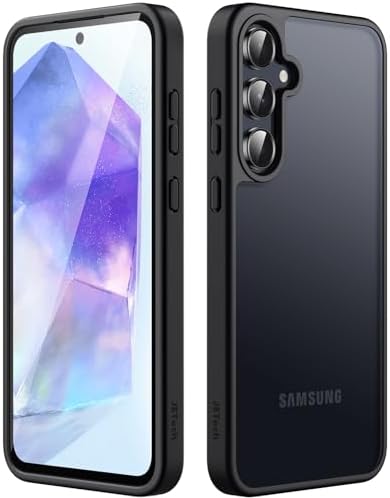 JETech Matte Case for Samsung Galaxy A55, Black
