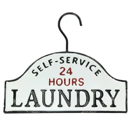 Silvercloud Trading Co Self-Service Laundry Sign 24 Hours
