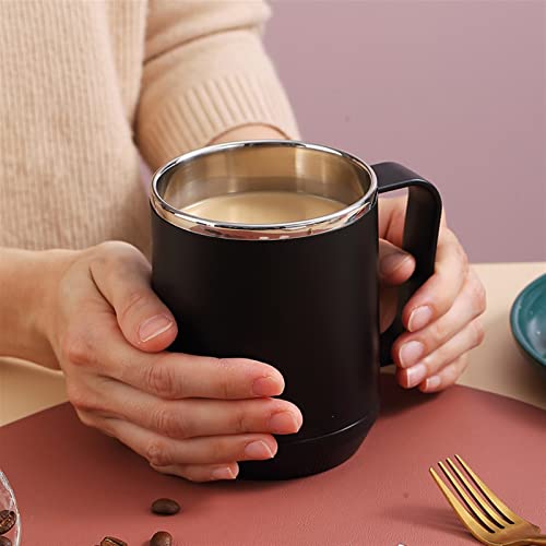 Caneca de cerveja de café de aço inoxidável para chá Copo térmico portátil Leite Copo de água Utensí