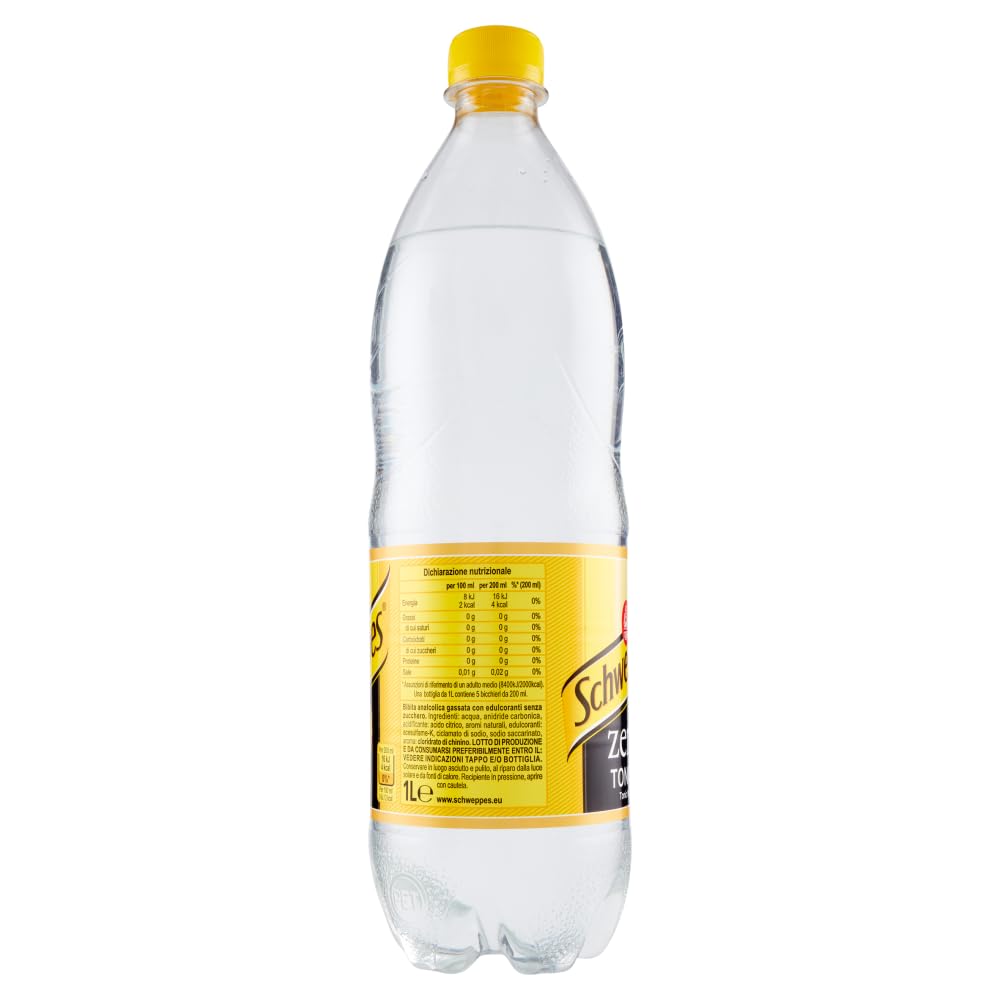 Schweppes Tonica Zero getönten ohne Zucker PET 0,6 L erfrischend