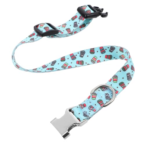 BAZEITFLOW Verstellbares Gepolstertes Hundehalsband Aus Strapazierfähigem Material Mit Schnellverschluss Schnalle Für Outdoor-aktivitäten Und Feste Erhältlich