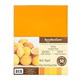 Recollections Citrus Cardstock Paper, 8.5' X 11' - 50 Sheets, 5 Colors