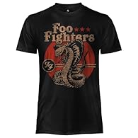 [EXCLUSIVE ARTISTIC DESIGN – UNIQUE STREETWEAR STYLE] The cotton men's t shirt features abstract graphics, inspired by the alternative music scene and urban design. The union between the STREETWEAR style and the energy of FOO FIGHTERS gives this men'...